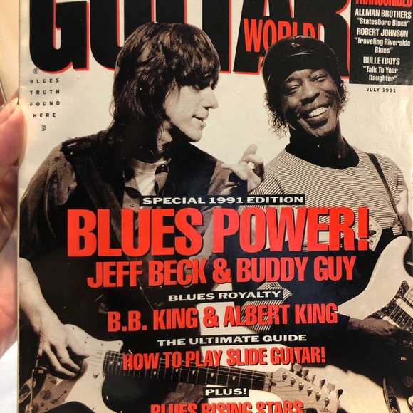 Vintage Early 90s Guitar World Mag Lot of 8 Tributes to Hendrix Stevie Ray - Picture 6 of 9